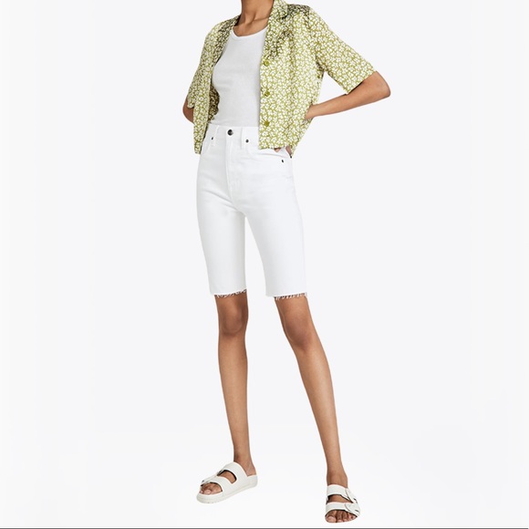 Lilly Pulitzer Pants - Lilly Pulitzer Hi-Rise Raw Edge Bermuda Shorts 12